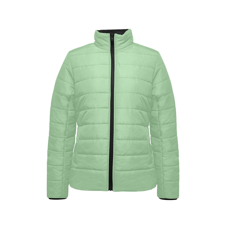 Basil Women's Stand Collar Padded Jacket - Objet D'Art