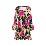 chained up 2 V-Neck Loose Fit Dress (Model D62) - Objet D'Art