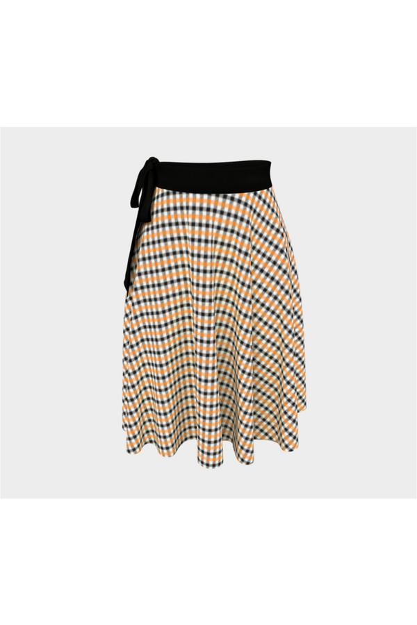 Shepherd's Check Wrap Skirt - Objet D'Art
