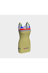 Rainbow Accented Bodycon Dress - Objet D'Art