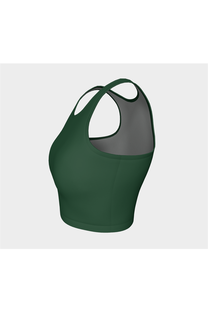 Forest Green Athletic Top - Objet D'Art