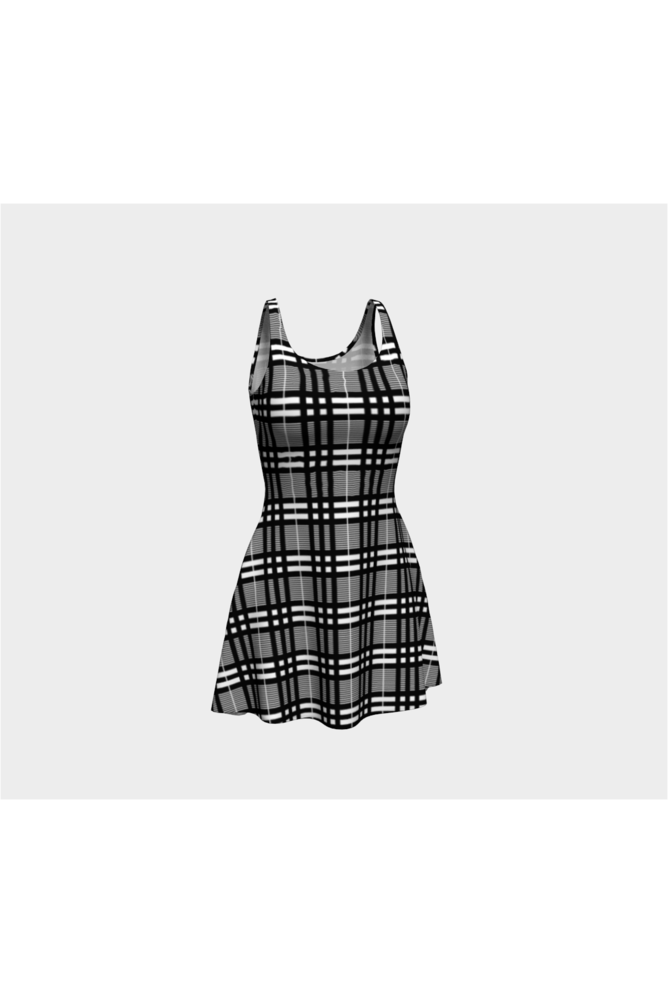 Plaid Flare Dress - Objet D'Art