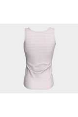 Pink Shepherd's Check Fitted Tank Top - Objet D'Art