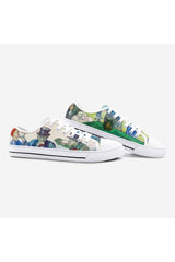 The Drinkers by Van Gogh Unisex Low Top Canvas Shoes - Objet D'Art