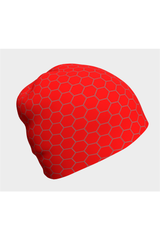 Red Honeycomb Beanie - Objet D'Art