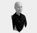 Black Square Scarf - Objet D'Art