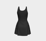 Micro Polkadot Flare Dress - Objet D'Art