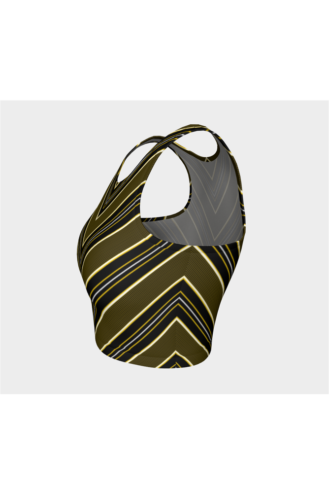 Maurice Kemp Gold/Black/White Athletic Top - Objet D'Art