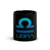 Libra Black Glossy Mug - Objet D'Art