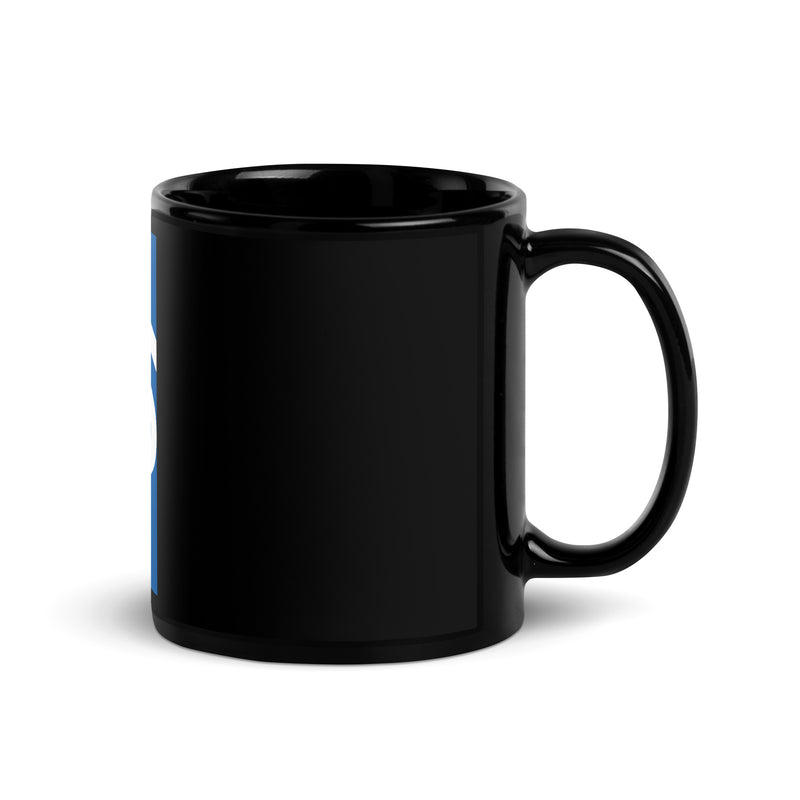 Zodiac Cancer Minimalism Black Glossy Mug - Objet D'Art