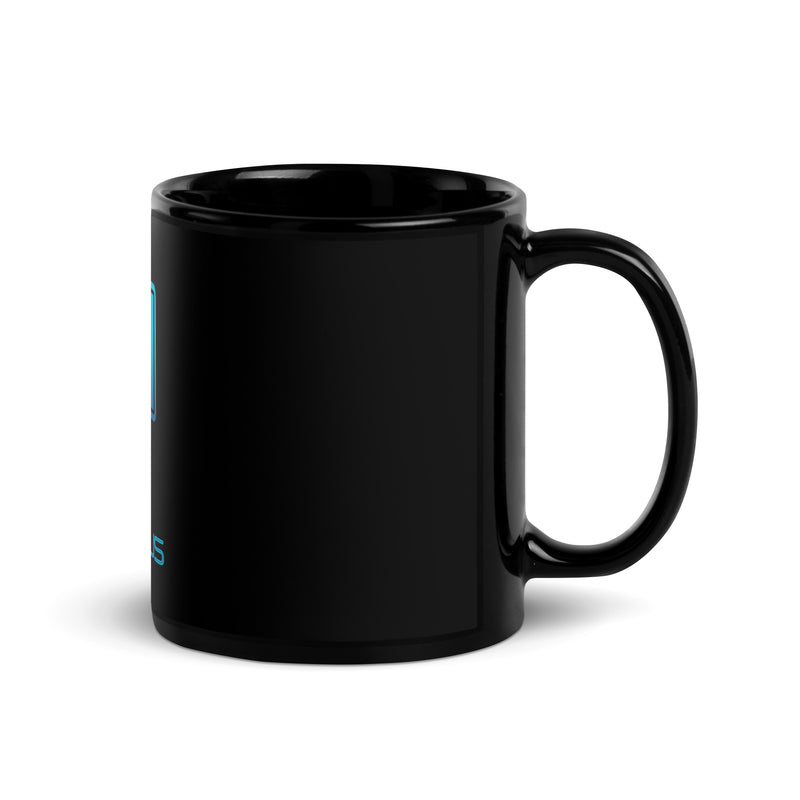 Sagittarius Black Glossy Mug - Objet D'Art