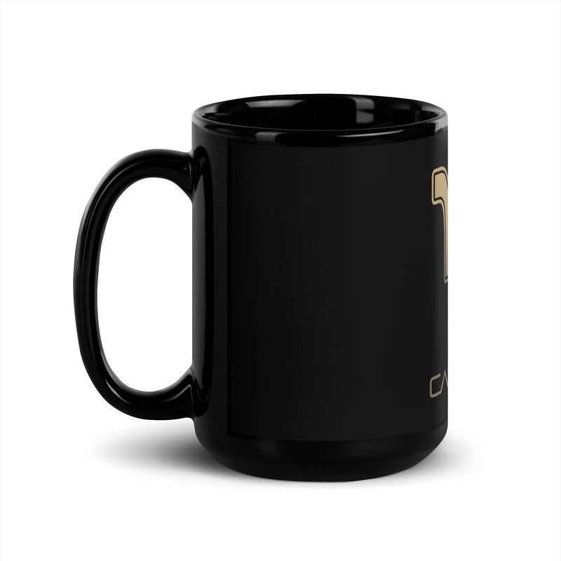 Capricorn Black Glossy Mug - Objet D'Art