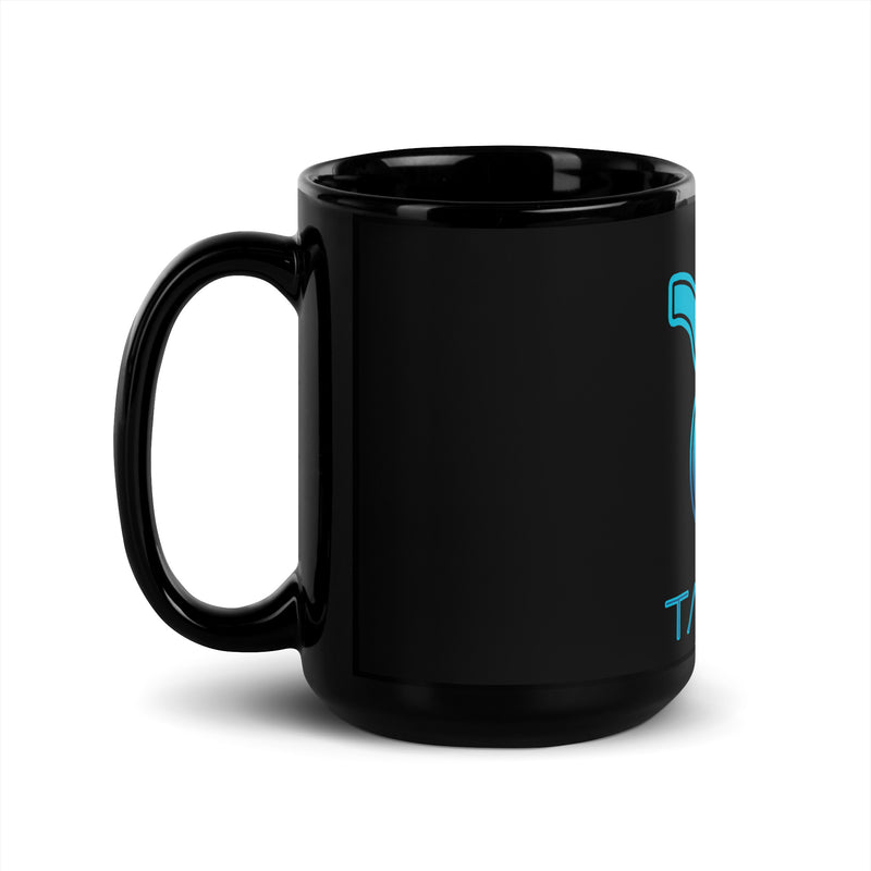 Taurus Black Glossy Mug - Objet D'Art