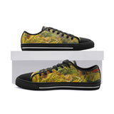 Tiger in a Tropical Storm by Rousseau Unisex Low Top Canvas Shoes - Objet D'Art