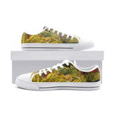 Tiger in a Tropical Storm by Rousseau Unisex Low Top Canvas Shoes - Objet D'Art