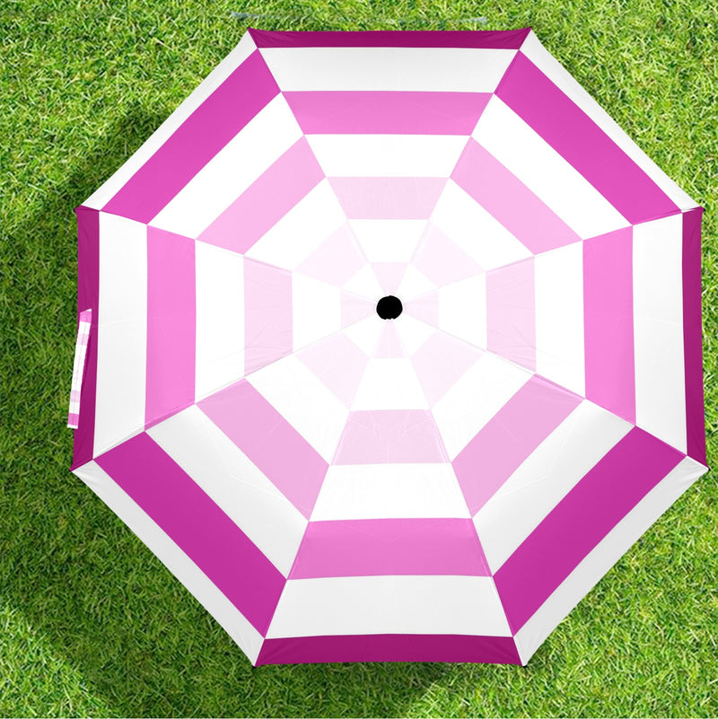 ombre umbrella print Semi-Automatic Foldable Umbrella (Model U12) - Objet D'Art