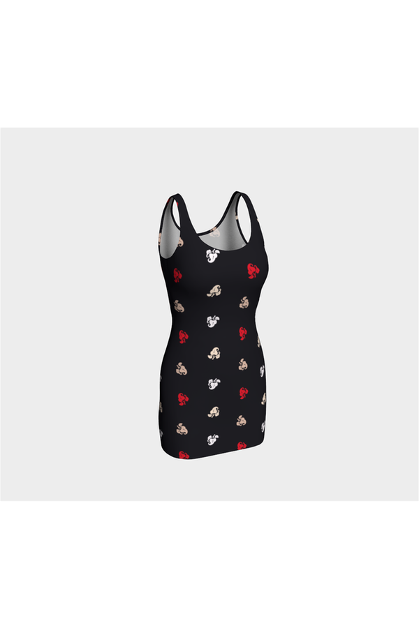 Lucky Leaf Bodycon Dress - Objet D'Art
