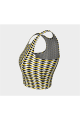 Maurice Kemp Gold/Black/Gray Athletic Top - Objet D'Art
