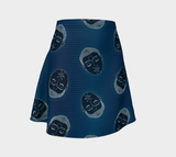Buddha Head Flare Skirt - Objet D'Art