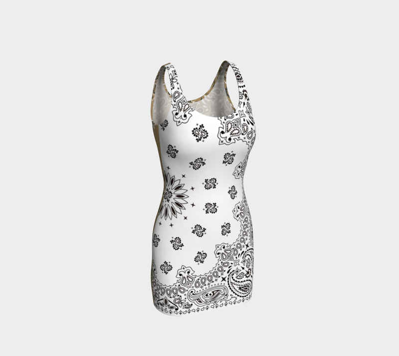 Bandana Bodycon Dress - Objet D'Art