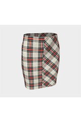 Bidirectional Plaid Fitted Skirt - Objet D'Art
