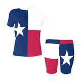 Texas Lone Star Women's Short Yoga Set - Objet D'Art