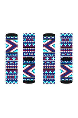 Aqua Aztec Sublimation Socks - Objet D'Art