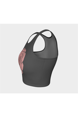 Pink Rose Athletic Top - Objet D'Art