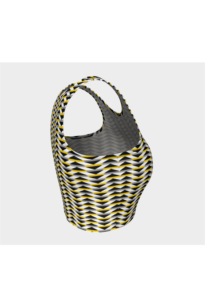 Maurice Kemp Gold/Black/Gray Athletic Top - Objet D'Art
