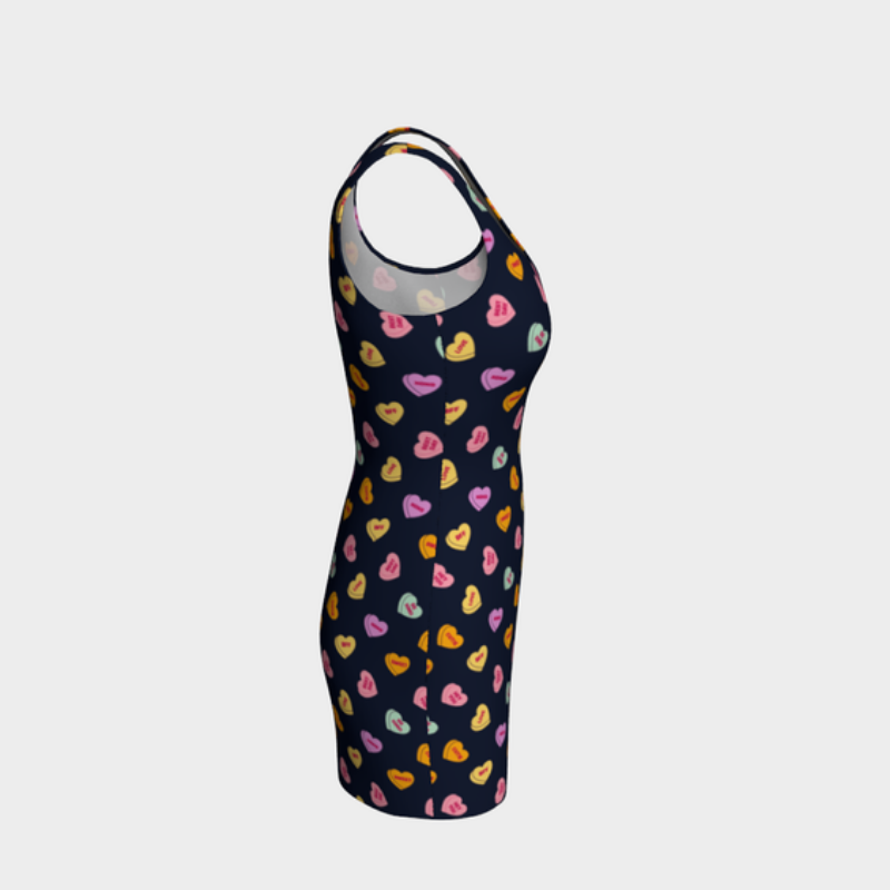 My Funky Valentine Bodycon Dress - Objet D'Art