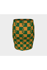 Pineapple Fitted Skirt - Objet D'Art