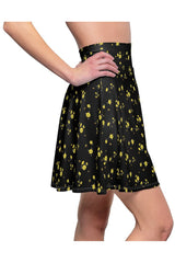 Floral Women's Skater Skirt - Objet D'Art