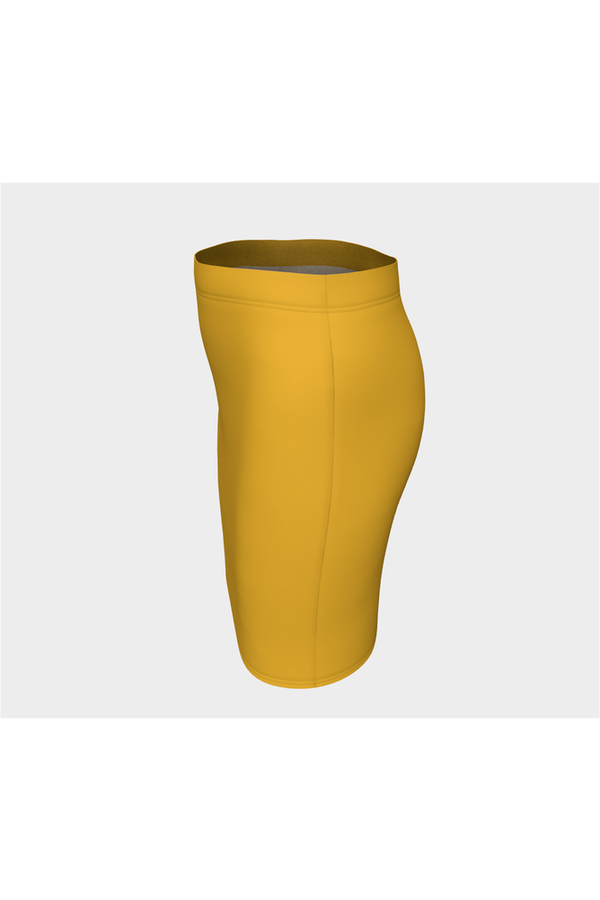 Aspen Gold Fitted Skirt - Objet D'Art