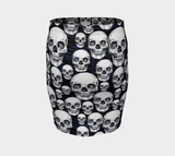 Skull Nation Fitted Skirt - Objet D'Art