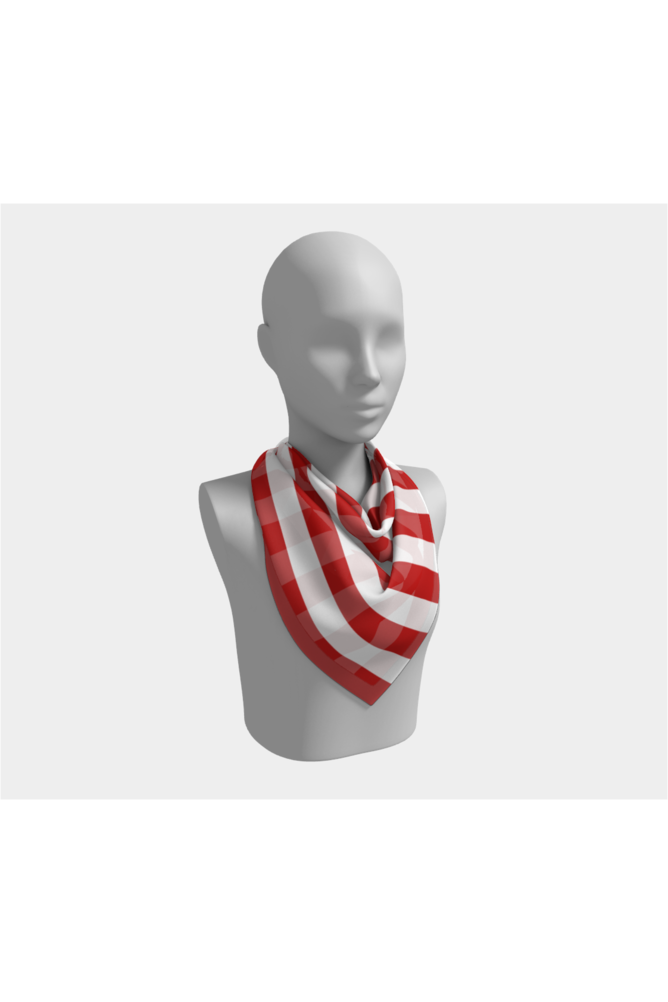 Patriotic Stripes Square Scarf - Objet D'Art