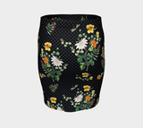 Floral Fitted Skirt - Objet D'Art