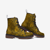 Yellow Snakeskin Casual Leather Lightweight boots MT - Objet D'Art