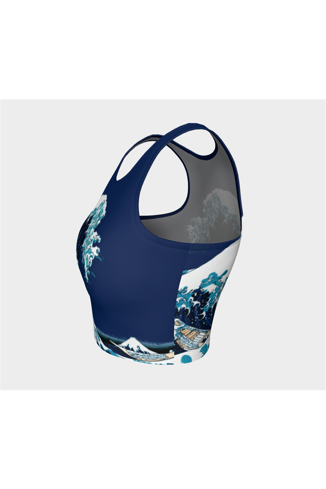 Great Wave Off Kanagawa Athletic Top - Objet D'Art