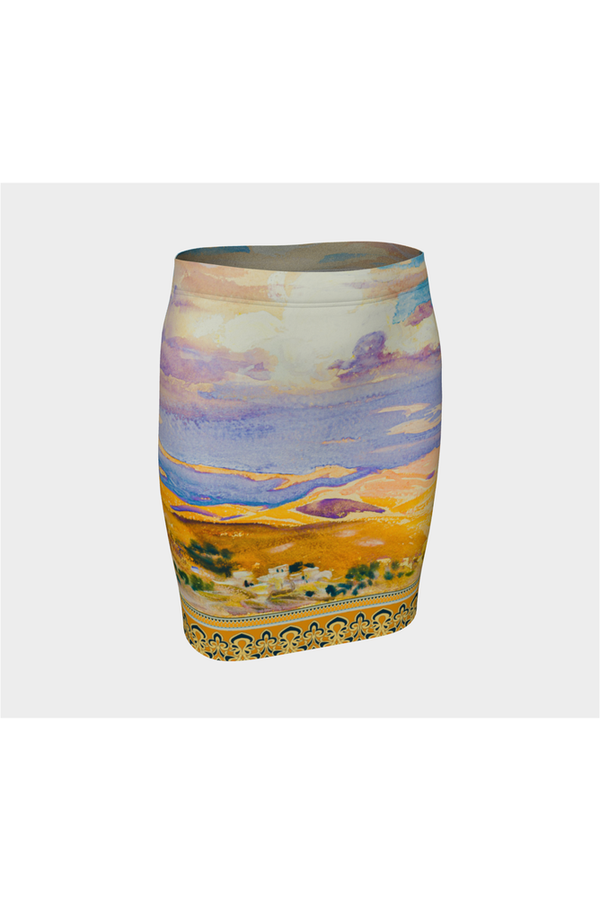 Jerusalem Fitted Skirt - Objet D'Art