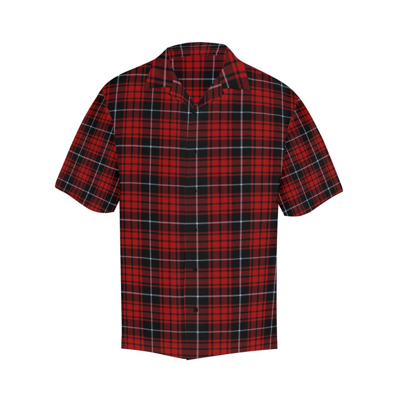 Brick Plaid Hawaiian Shirt - Objet D'Art