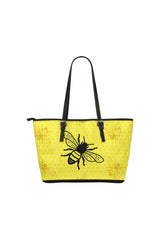 Honey Bee Carrying Leather Tote Bag/Small - Objet D'Art