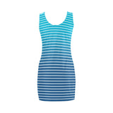 ombre blue print 2a Medea Vest Dress (Model D06) - Objet D'Art