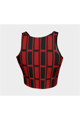 Red and Black Athletic Top - Objet D'Art