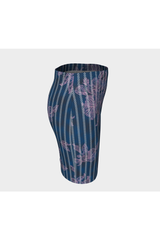 Pink Floral Fitted Skirt - Objet D'Art