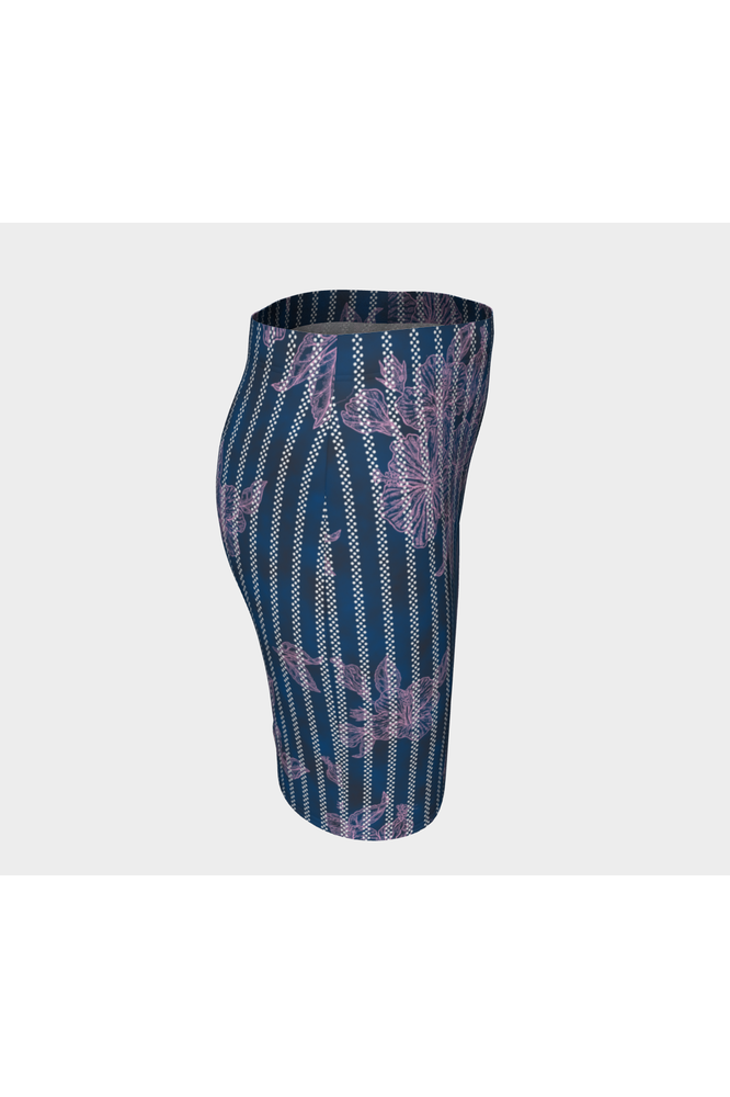 Pink Floral Fitted Skirt - Objet D'Art
