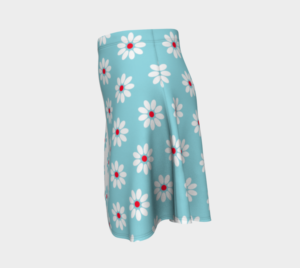 Two Tone Daisy Flare Skirt - Objet D'Art