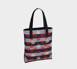 Kisses and Micro Polkadots Tote Bag - Objet D'Art