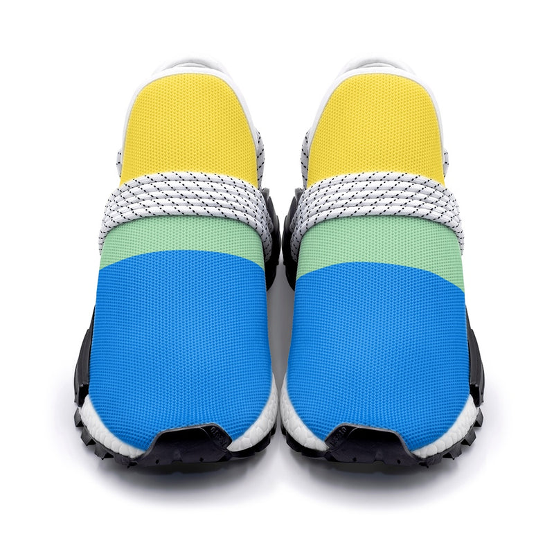 Tricolor pastel Unisex Lightweight Sneaker S-1 - Objet D'Art