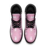 Pink Peace Casual Leather Lightweight boots TB - Objet D'Art