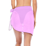 light purple pink solid Beach Sarong Wrap - Objet D'Art